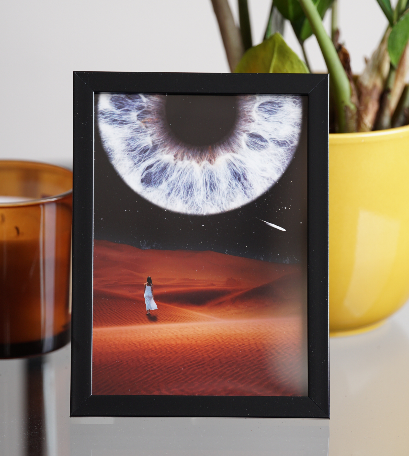 Rėmeliai akių fotografija